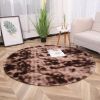 1pc, Non-Slip Plush Round Area Rug for Living Room and Kitchen - Soft and Durable Indoor Floor Mat for Home and Room Decor - 23.62 x 23.62 - Tie-dye B