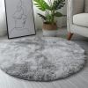 1pc, Non-Slip Plush Round Area Rug for Living Room and Kitchen - Soft and Durable Indoor Floor Mat for Home and Room Decor - 23.62 x 23.62 - Tie-dye S