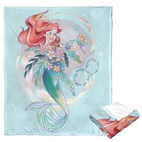 Disney 100 Silk Touch Throw Blanket, 50" x 60", Celebration Ariel - 1DON/23600/0002/OOF