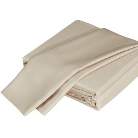 Premium Silky Soft 100% Tencel Lyocell Derived from Eucalyptus 4-Piece Sheet Set, Oeko-TEX Certified, King - Linen - as Pic