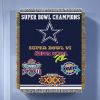 NFL 051 Cowboys Commemorative Series 5x Champs Tapestry - 1NFL/05140/0009/RET