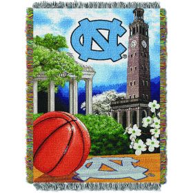 UNC OFFICIAL Collegiate "Home Field Advantage" Woven Tapestry Throw - 1COL/05101/0023/RET