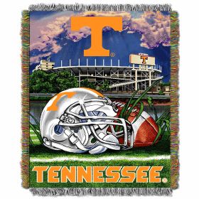 Tennessee OFFICIAL Collegiate "Home Field Advantage" Woven Tapestry Throw - 1COL/05101/0019/RET