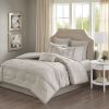 Embroidered 8 Piece Comforter Set - as Pic