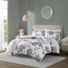 Floral Comforter Set with Bed Sheets - as Pic