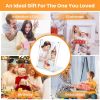 4Pcs Acrylic Photo Frames 5x7In Photo Display Vertically Horizontally Free Standing Desktop Picture Frame  - Transparent