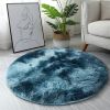 1pc, Non-Slip Plush Round Area Rug for Living Room and Kitchen - Soft and Durable Indoor Floor Mat for Home and Room Decor - 23.62 x 23.62 - Tie-dye B