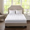 Overfilled Plush Hypoallergenic Down Alternative Waterproof Mattress Pad - as Pic