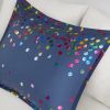 Rainbow Iridescent Metallic Dot Comforter Set - as Pic