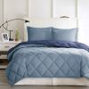 3M Scotchgard Diamond Quilting Reversible Down Alternative Comforter Set - as Pic