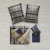 Plaid Comforter Set with Bed Sheets - as Pic