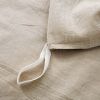 100% Washed Cotton Duvet Cover Set, Durable Fade-Resistant Natural Bedding Set (No Comforter) - Khaki - Twin