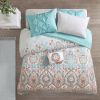 Boho Comforter Set with Bed Sheets - as Pic