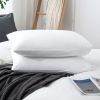 100% Washed Cotton Duvet Cover Set, Durable Fade-Resistant Natural Bedding Set (No Comforter) - White - Queen