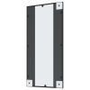 Wall Mirror Black 15.7"x31.5" Rectangle Iron - Black