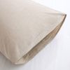 100% Washed Cotton Duvet Cover Set, Durable Fade-Resistant Natural Bedding Set (No Comforter) - Khaki - King